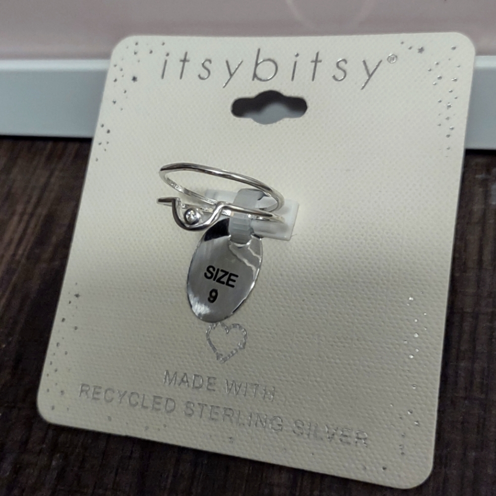 ITSY BITSY Sterling Silver Ring SZ 9